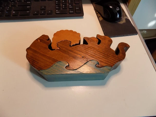 Otter Wooden Puzzle Handmade Handcrafted