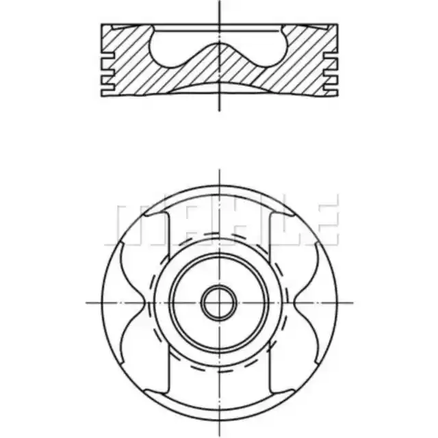 Kolben MAHLE 001 PI 00177 002 für Mercedes-Benz Sprinter 3, C