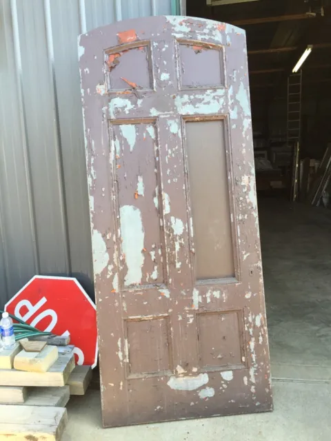 D 204 Antique Arch Top Galvanize Steel Entrance Door