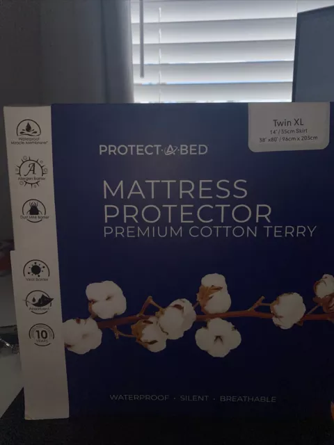 Protect-a-bed Protect-a-Bed Premium 14-in D Terry Cloth Twin Extra Long Mattress