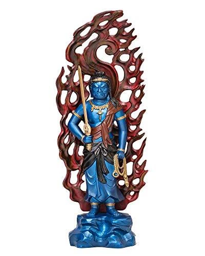 Buddha statue Ao Fudo Myo 15.5cm (color finish) Buddha: Hideun Makita Prototype