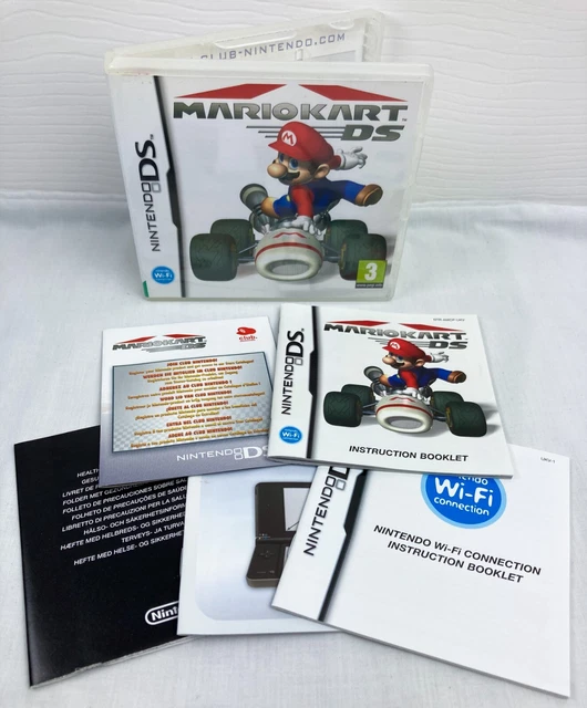 MARIO KART DS BOX, MANUAL + INSERTS ONLY - Nintendo DS Game Official Replacement