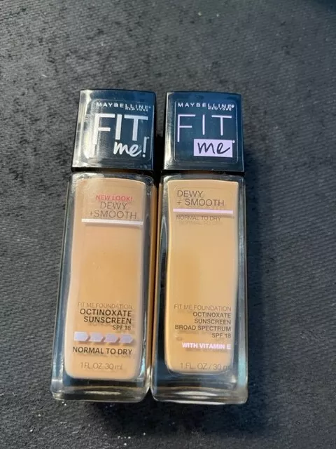 Maybelline New York Fit Me! Dewy + Smooth Foundation-230 Natural Buff X2