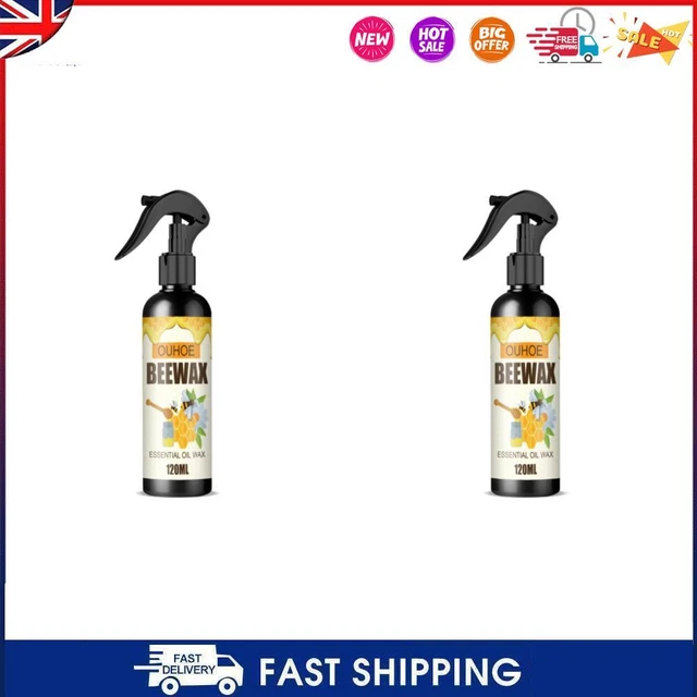 120ml Protezione Mobili Lucidatura Usura Spray Cera d'Api Resistente per Pavimento (A)
