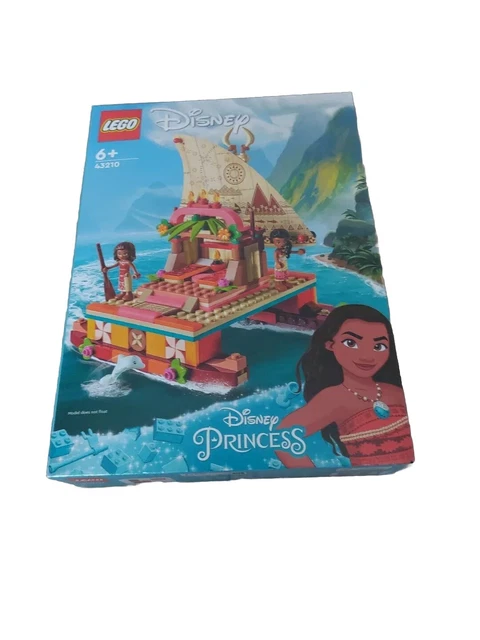 LEGO 43210 DISNEY Princess Moana’s Adventure Wayfinding Boat New Sealed ...