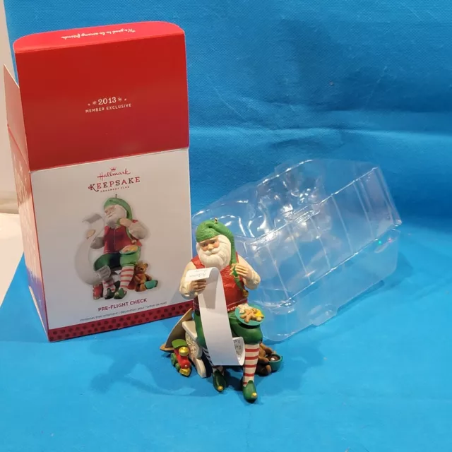 Hallmark Christmas Ornament Pre Flight Check 2013 Plastic