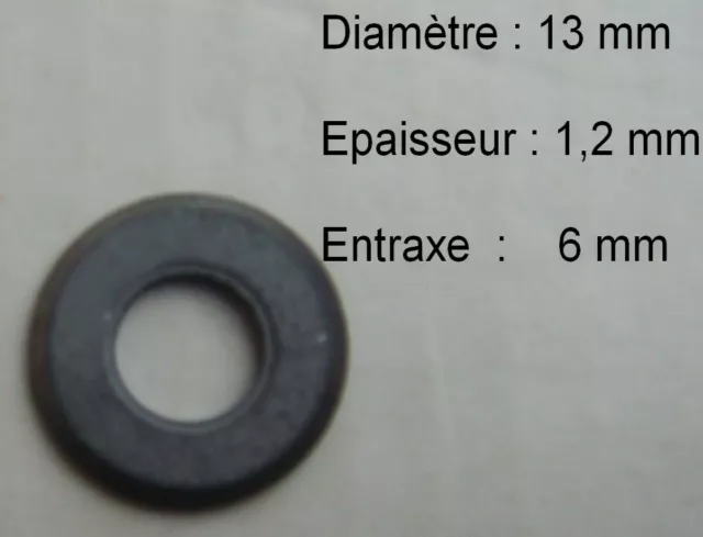 Lot de 2 Molettes 13 x 6 x 1,2 mm, Carbure de Tungstène,,Carrelette
