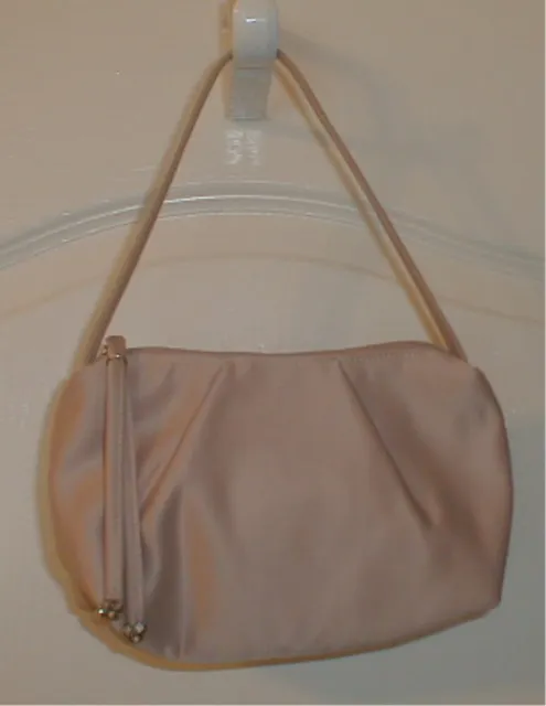 Used Once Champagne Color Evening Purse