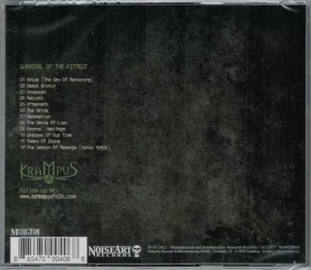 KRAMPUS - Survival Of The Fittest (CD, Limited Edition) - Folk Metal 2