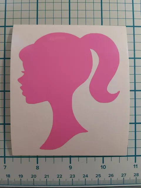 Barbie Head Only Vinyl Decal Car Truck SUV Laptop Sticker