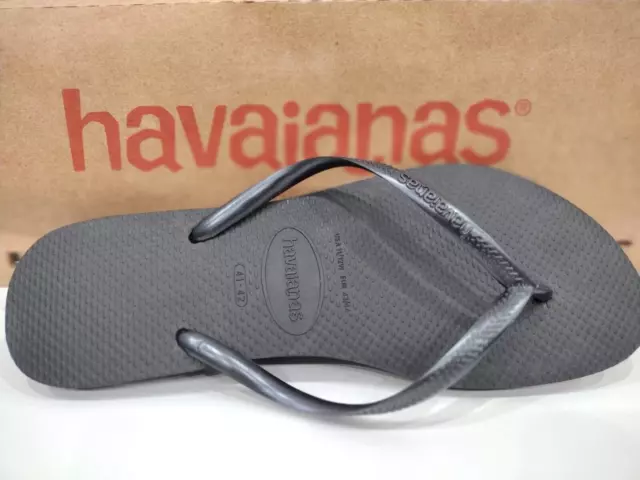 Havaianas Women's Flip Flops Sandal, Preto BLACK. US Size 11/12 W - EU 41/42