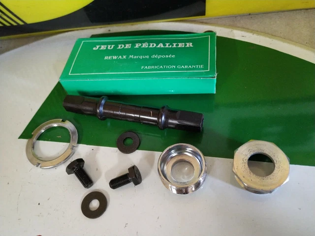 Jeu De Têtes De Pédalier Vintage Tioga - Axe 127,5 Mm, Boîtier 73 Mm BSA, Acier Cr-Mo