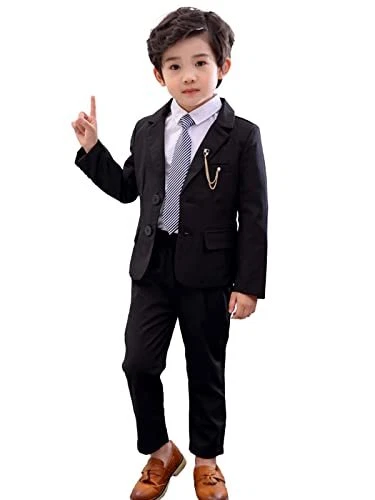 LOLANTA Set 2 Pezzi Abiti Ragazzo, Blazer e Pantaloni Bambini, Abbigliamento Tempo Libero o Matrimonio P