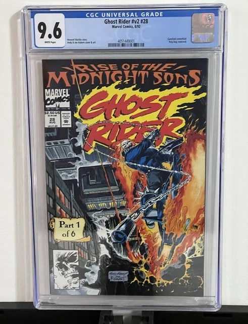 Ghost Rider v2 #28 CGC 9.6 NM+ Marvel Comic Rise of the Midnight Sons MCU