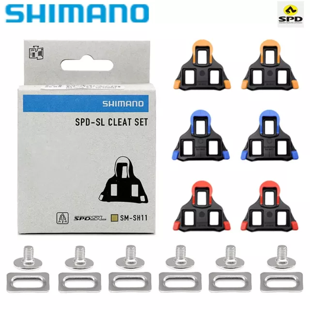 Shimano Road SPD-SL Cleats Bike Cycle Bicycle Pedal SM-SH10 SM-SH11 SM-SH12