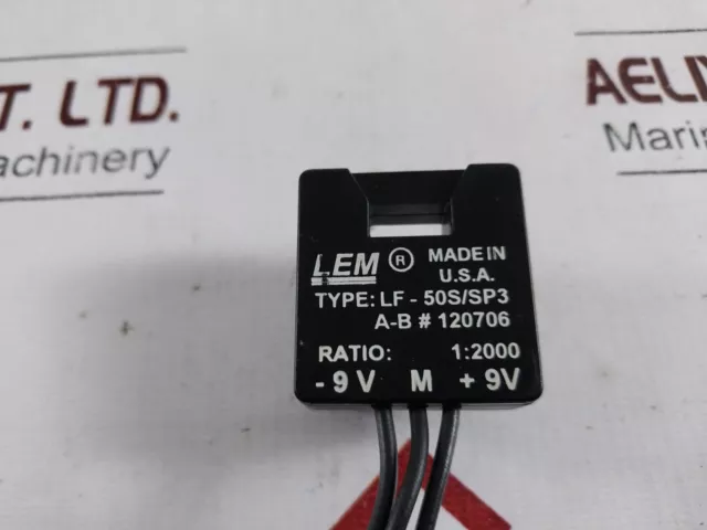 Lem IF-50S/SP3 Current Sensor Transducer Ratio Module 2