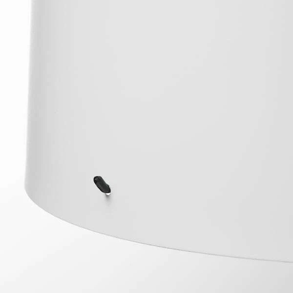 IKEA BARLAST TALL Standing Floor Lamp Black /White Steel Soft Shade Decor 150 cm £15.81