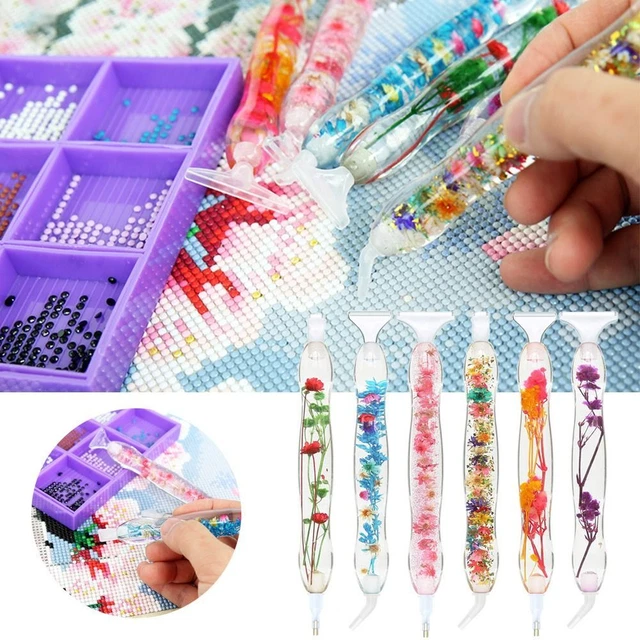 Stylo Peinture Diamant Ergonomique - Résine, Embouts 4/7/10 Perles, Idéal Débutants Et Experts