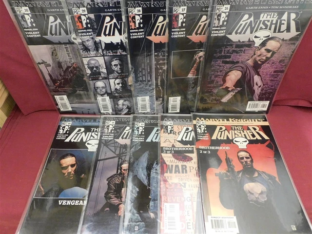 Punisher 21 22 23 24 25 26 27 28 29 30 Vol.4 Marvel Comic Run Ennis 2003 Vf/Nm