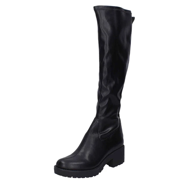 Chaussures Femme DOCKSTEPS 37 Ue Bottes Noir Cuir EY402-37
