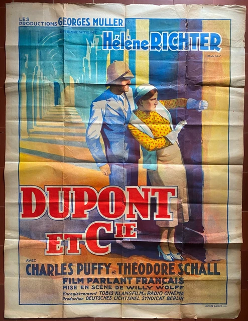 🖼️ Affiche Ancienne SNCM – Cie Maritime, Signée Loustal, Encadrée 40x60 Cm