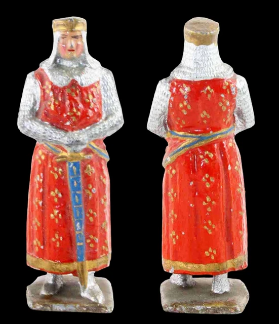 Figurine En Plomb VERTUNNI – Philippe III Le Hardi – Ancienne – Occasion