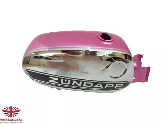 Fit For Zundapp Zündapp KS 50 Cross 517-52 Chrome & Pink Paint Petrol Tank 1975