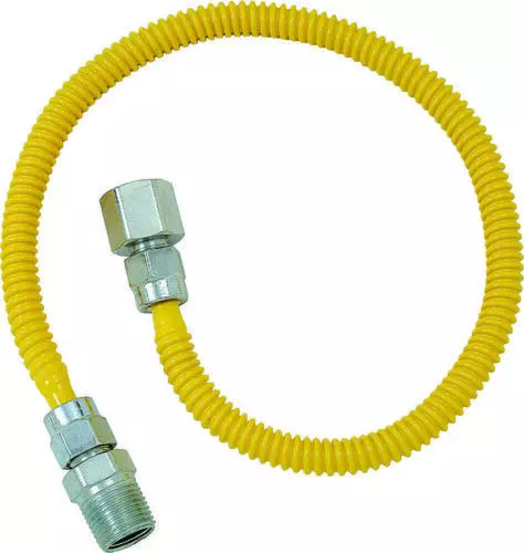 BrassCraft ProCoat 1/2" x 1/2" x 48" Excess Flow Valve Gas Connector, FS