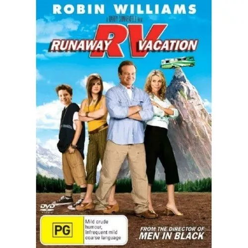 RV - Runaway Vacation (DVD, 2006) PAL Region 4 (Robin Williams) RARE / SEALED