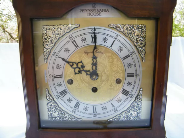 Pennsylvania House Hermle Germany Westminster Chime Mantle Clock 4 Repair As-Is 2