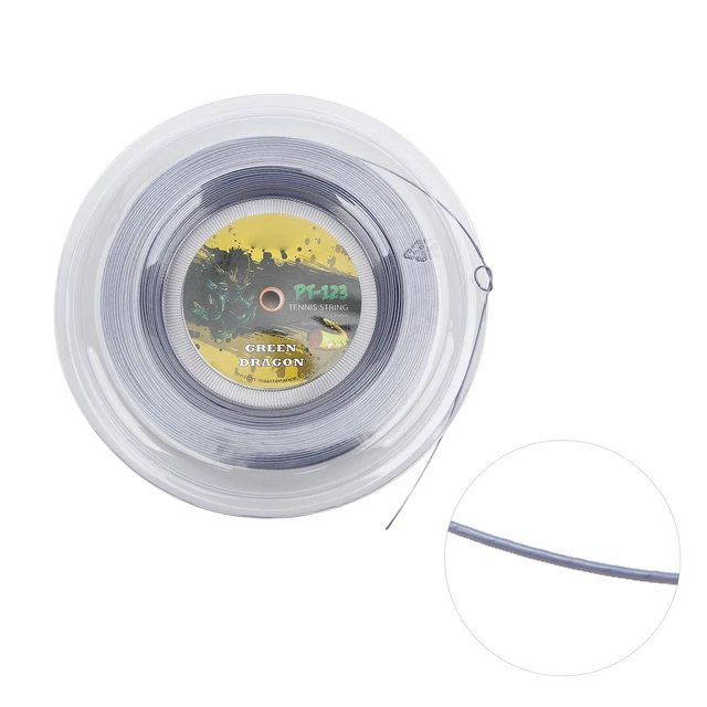 Aumoo 1.25mm/17g Polyester Fiber Tennis Racket Double Rope High Strength Spool