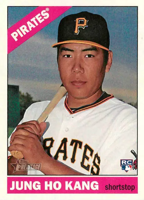 JUNG HO KANG 2015 Topps Heritage ROOKIE RC #714 Pirates SP