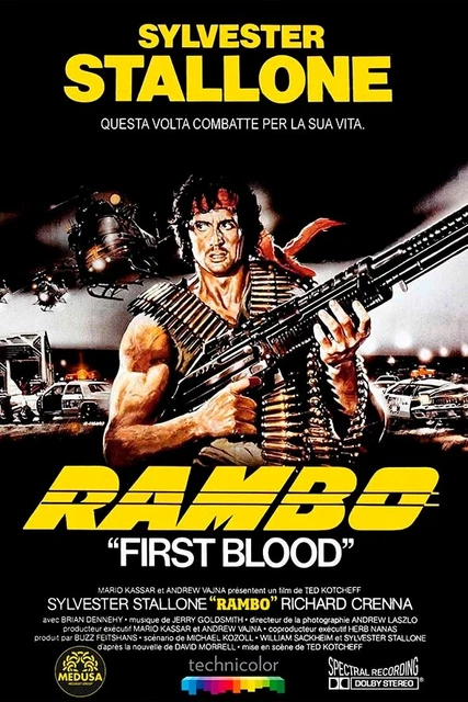 Sylvester Stallone Als Rambo Filmtitel Rambo Stockfotos Und -bilder
