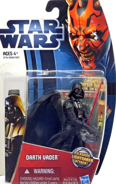Darth Vader Mh06 Action Figure Star Wars Movie Heroes Collezione 2012 Hasbro