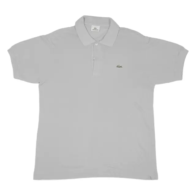Polo Shirt Lacoste grigia manica corta uomo M
