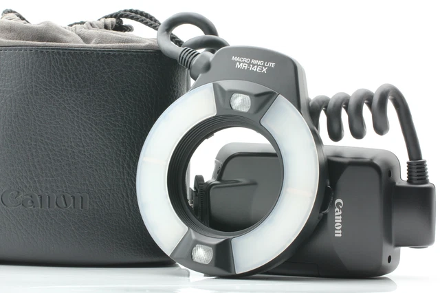 [ Haut Mint Avec / Pochette] Canon MR-14EX Macro Anneau Lumière Flash Ttl EOS Ef