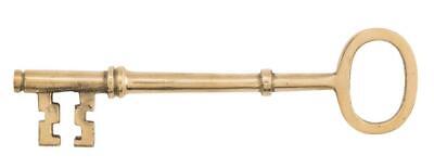 replacement brass skeleton key for Tradco 2005/2006 carpenter rim lock TH 2007