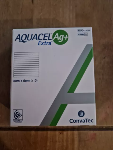 Aquacel AG+ Extra Wound Dressing  5CM X 5CM Pack Of 10