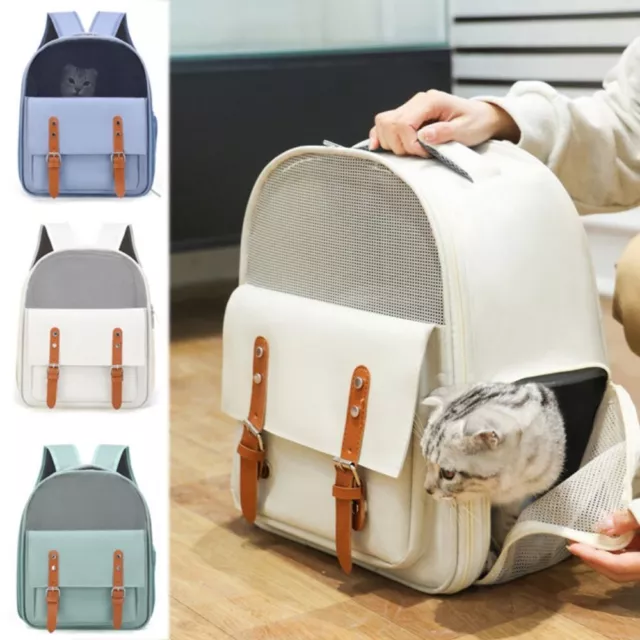 Pet Cat Carrier Bag Cat Backpack Portable Breathable Pet Carrying Bag