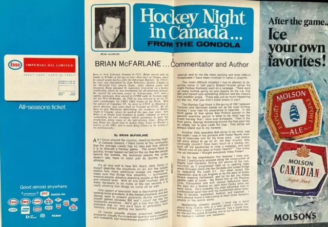 Autographed Maple Leaf Gardens Hockey Magazine 2
