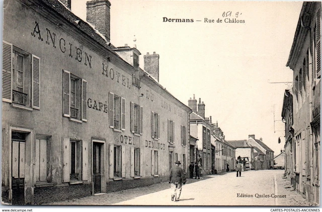 51 DORMANS - la rue de chalons
