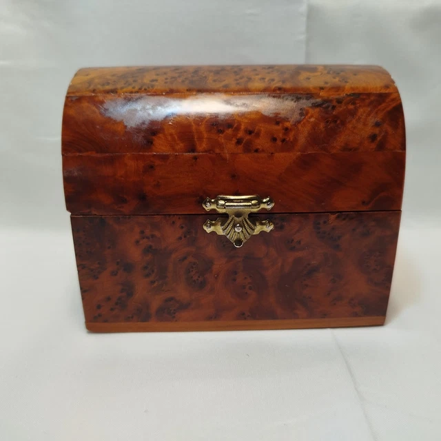 4 Mini Coffres En Bois DIY 15x10x6 Cm Avec Autocollants - Coffrets Créatifs Pour Bijoux, Loisirs & Cadeau
