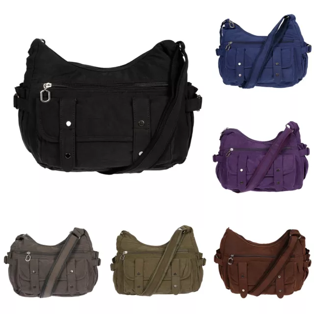 Lona Bolso Mujer Bolso de Hombro Bolso de Bandolera Bolsa de Compras Mano Ocio