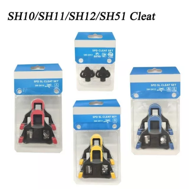 Shimano Road SPD-SL Cleats Bike Cycle Bicycle Pedal SM-SH10 SM-SH11 SM-SH12 SH51 2