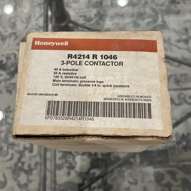 Honeywell R4214 R 1046 3-Pole Contactor *FREE SHIPPING*