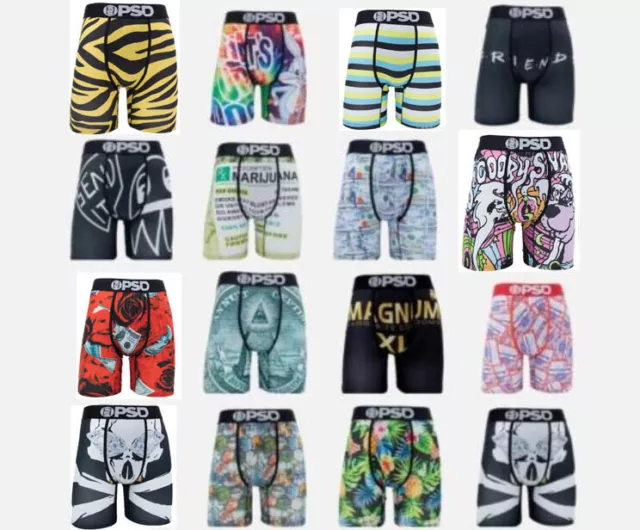 Quick Dry Men Underwear Boxers Briefs PSD Cotton Shorts Pants With Bags