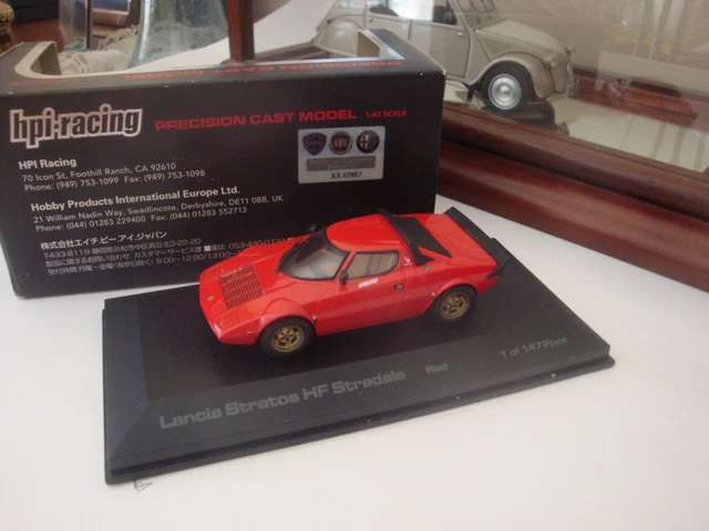 HPI. RACING- 9043 - LANCIA Stratos HF Stradale rouge EUR 89,00