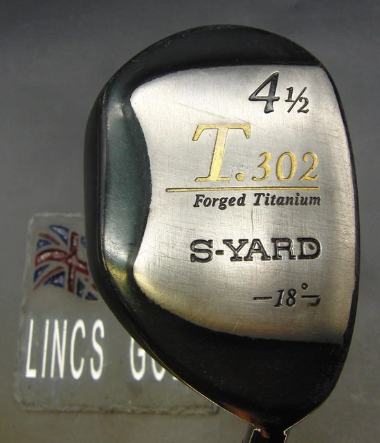 Japanese Seiko S-Yard T.302 Forged 18° 4.5 Hybrid Wood Regular Graphite Shaft Japanese Seiko S-Yard T.302 Forged 18° 4.5 Hybrid Wood Regular Graphite Shaft