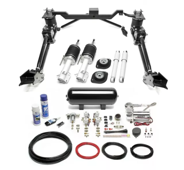 TA Technix Luftfahrwerk Viair Kompressor Kit schwarz für VW Caddy I 87-92 Typ 14