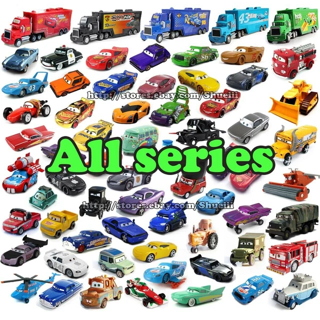 Disney Pixar Cars Lot Lightning McQueen 1:55 Diecast Metal  Car Toy Gift for Boy 2